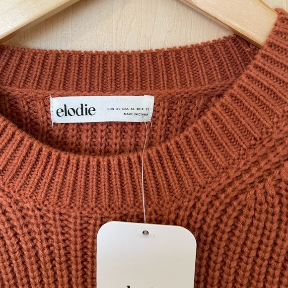 NWT Elodie Rust colored Sweater XL - Picture 2 of 5